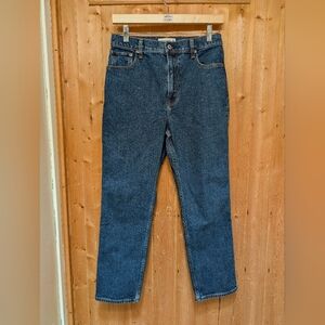Abercrombie & Fitch Women's Ultra High Rise Ankle Straight Jeans